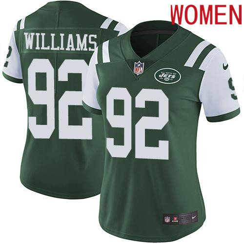 2019 Women New York Jets #92 Williams green Nike Vapor Untouchable Limited NFL Jersey